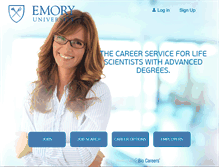 Tablet Screenshot of emory.biocareers.com